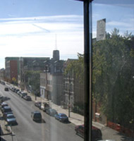 View from 1911 S. Racine Avenue